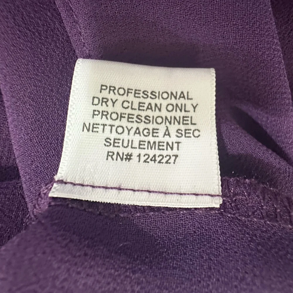 MISA Los Angeles Imelda Ruffle Tiered Mini Dress Purple Sleeveless Medium - Picture 14 of 15